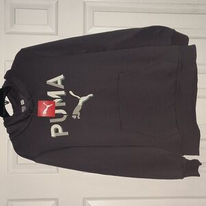 PUMA MENS Shadow Hoodie Fleece Big Logo Sweatshirt Size L NWT